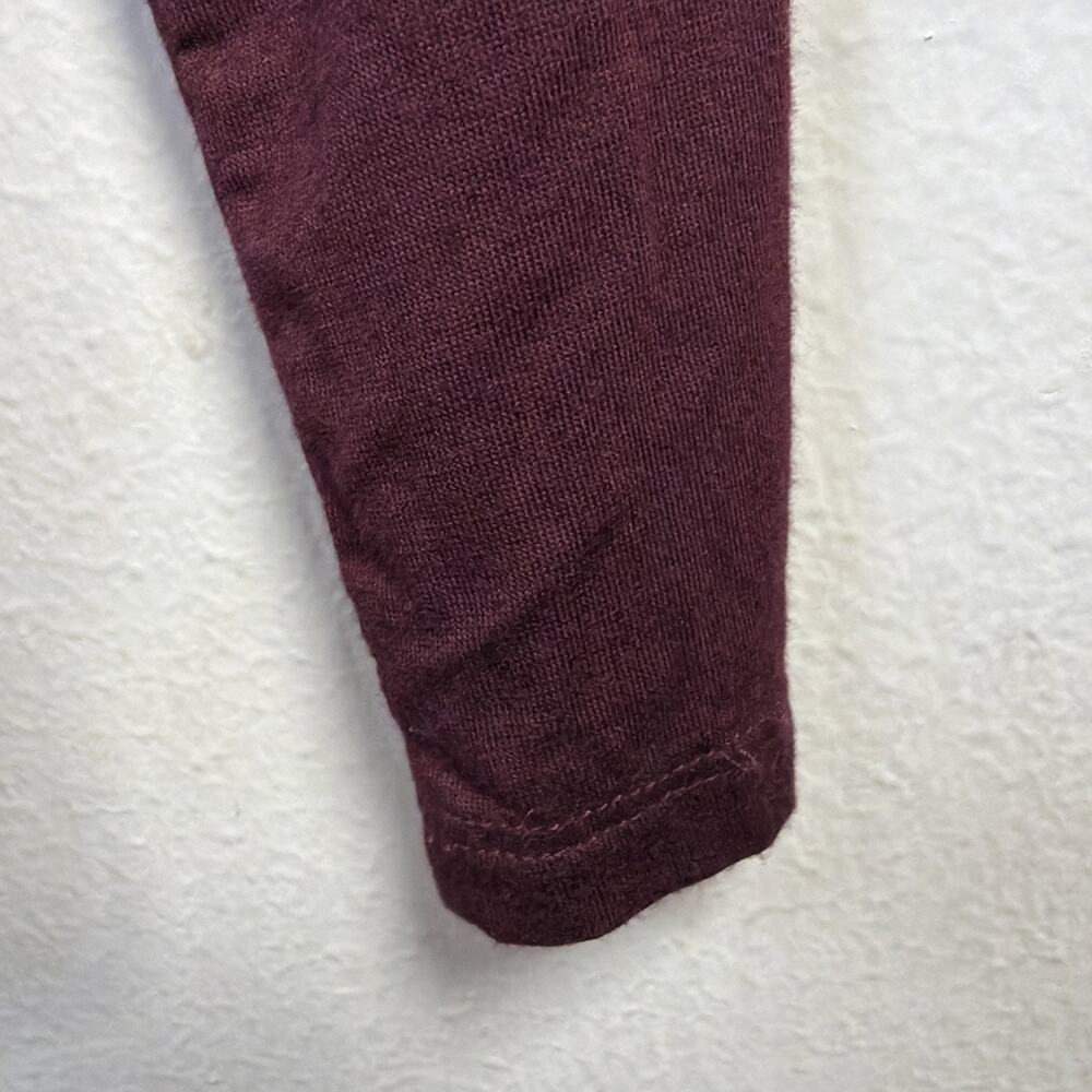 Buckle BKE boutique metal top military utility burgundy medium whimsygoth NWT - Picture 5 of 12